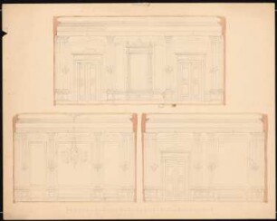 Palais Behr-Negendank, Berlin: Wandgestaltung, Aufriss