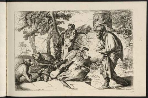 94r-94v, Blatt 2: Diogenes sucht einen Menschen