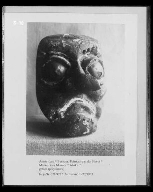 Maske eines Mannes