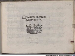 Motetti de la corona, 4. 1519. Libro quarto