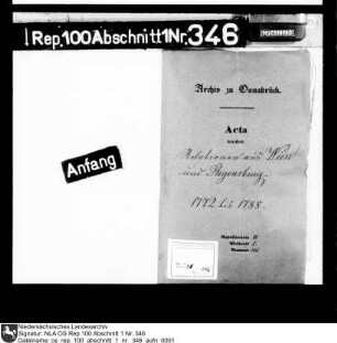 Relationen aus Wien und Regensburg