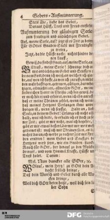 Gebets-Aufmunterung.
