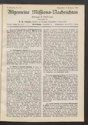 No. 12. 15. Dezember 1916