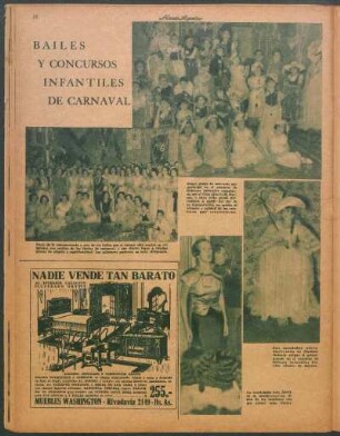 Bailes y concursos infantiles de carnaval [Fotografías]
