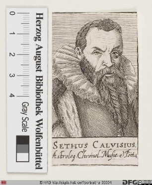 Bildnis Seth Calvisius (eig. Kallwitz) d. Ä.