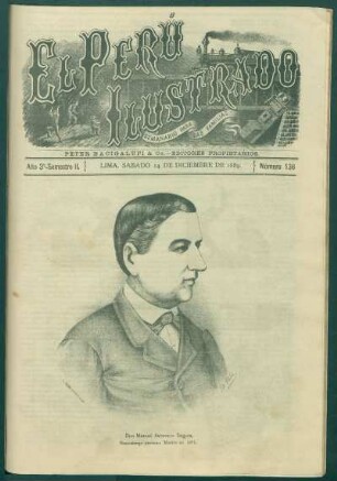 [Retrato de] Don Manuel Ascencio Segura. : Dramaturgo peruano. Muerto en 1871.