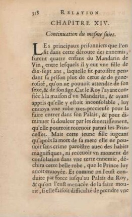 Chapitre XIV. Continuation du mesme sujet