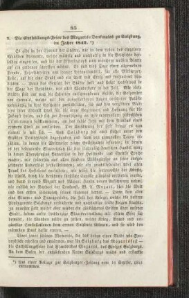 ¬Die¬ Enthüllungs-Feier des Mozarts-Denkmals zu Salzburg im Jahre 1842