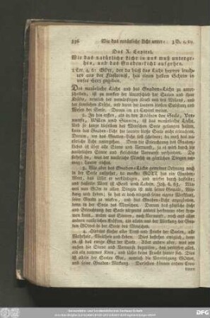 Das X. Capitel. Wie das natürliche Licht in uns muß untergehen, und das Gnaden-Licht aufgehen.
