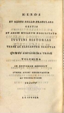 Ivstini Historiae Philippicae