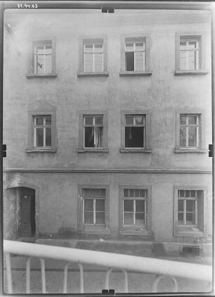 Meißen, Wohnhaus : Meißen-Altstadt. Wohnhaus, Rosengasse 2. Wohnhaus. 1. Straßenfront