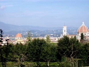 Florenz: Stadtansicht vom Boboli-Garten