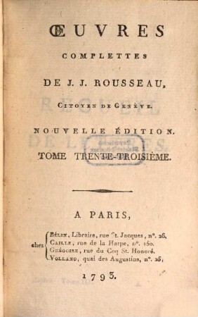 Recueil De Lettres, 3