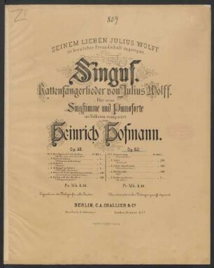 Heft 2: Op. 62