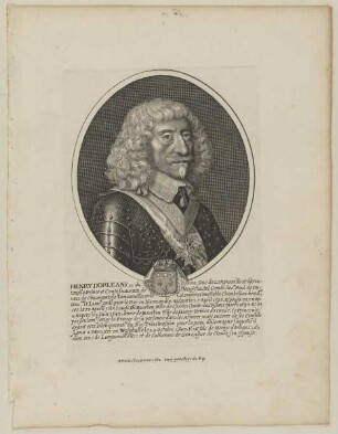 Bildnis des Henri de Longueville, d' Orléans