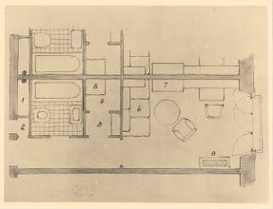 Hotel, Frankfurt/Main: Grundriss Zimmer