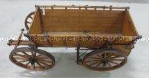 Modell eines leichten Kastenwagens für die Fußartillerie, Deutsches Reich
