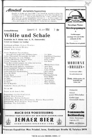 Wölfe und Schafe
