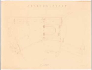Stadion, Posen: Lageplan 1:2000
