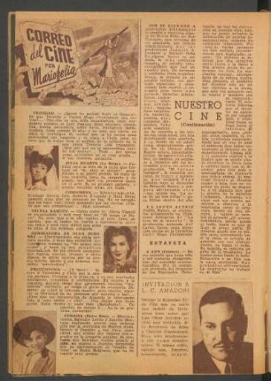 Correo del cine por Mariofelia