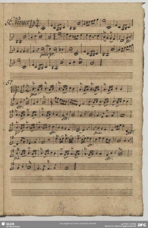 57. Anonymus, Stücke, G-Dur