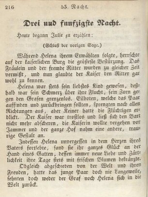 Drei und funfzigste Nacht