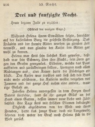 Drei und funfzigste Nacht