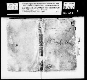 Gültbuch über das Amt Michelbach.