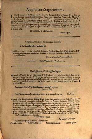 De primo ac praecipuo Sacerdotis officio Libri tres