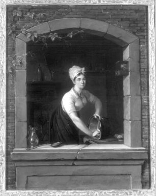 Köchin am Fenster