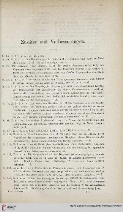 Zusätze und Verbesserungen