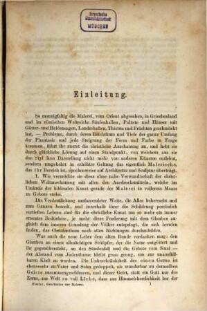 Geschichte der christlichen Malerei in ihrem Entwicklungsgang, 1. 300 - 1300