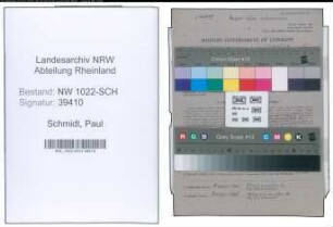 Entnazifizierung Paul Schmidt , geb. 16.05.1892 (Ingenieur)