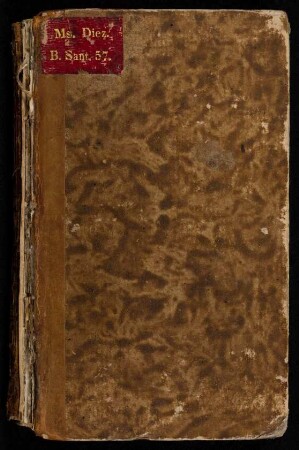Sextus Propertius: Elegiarum libri IV : Ms. Diez. B Sant. 57
