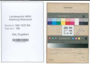 Entnazifizierung Engelbert Kiel , geb. 17.11.1904 (Anstreicher)