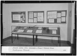 Friedrich-Gottlob-Keller Gedenkstätte in Krippen. Ausstellungsraum - Teilansicht