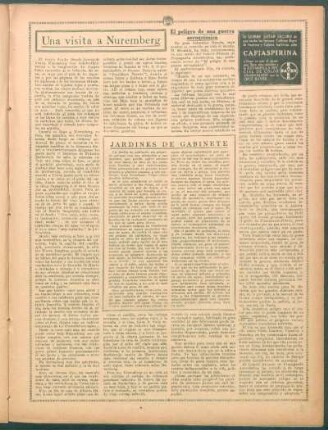 El peligro de una guerra aeroquímica