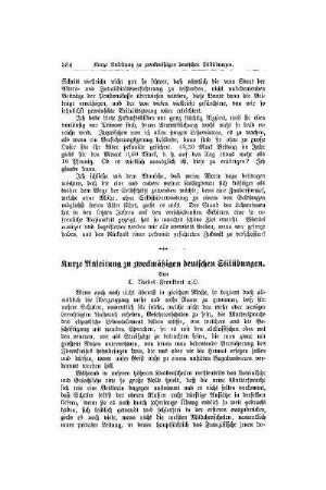 Kurze Anleitung zu zweckmäßigen deutschen Stilübungen