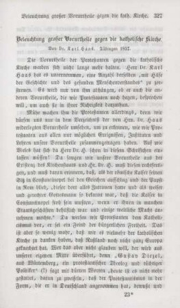 327-337 Beleuchtung großer Vorurtheile gegen die katholische Kirche