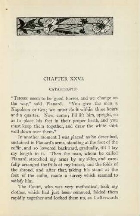Chapter XXVI. Catastrophe