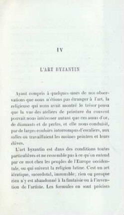 IV. L'art Byzantin