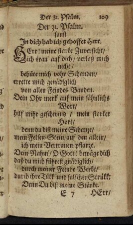 Der 31. Psalm. - Der 40. Psalm.