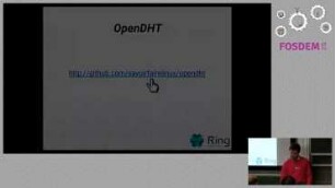 The distributed systems behind Ring: BlockChain and OpenDHT