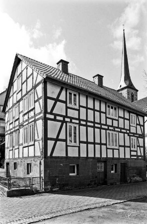Wohnhaus (Wohnhaus, Fachwerk); Gemünden, Katzbachstraße 3