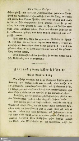 Fünf und zwanzigster Abschnitt. Vom Butterteig