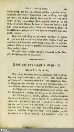Fünf und zwanzigster Abschnitt. Vom Butterteig