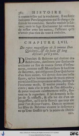 Chap. LVII - LVIII.