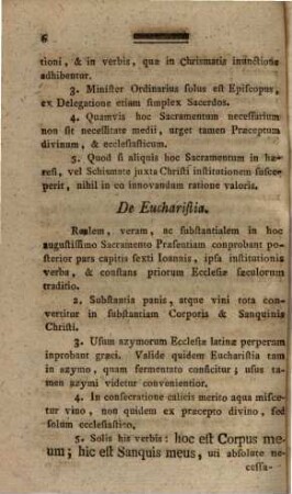 Positiones theol. et hist. de sacramentis in genere, et in specie