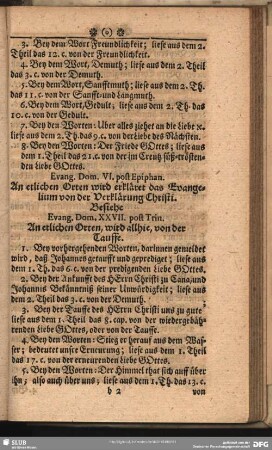 Evang. Dom. VI. post Epiphan.