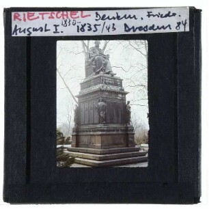Dresden, Rietschel, Friedrich August I.-Denkmal